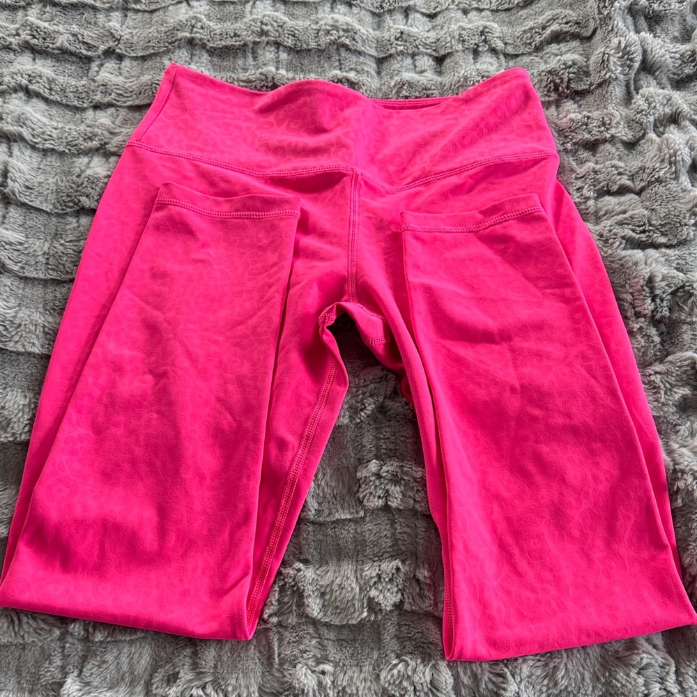 Women’s Zyia Leopard Bright Pink Leggings